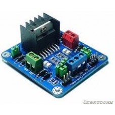 L298 Dual H-Bridge Motor Driver, Двухканальная плата управления двигателем на базе L298N