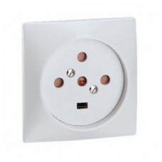 Legrand 55427 Розетка силовая 3К+Н+3 20А на винтах