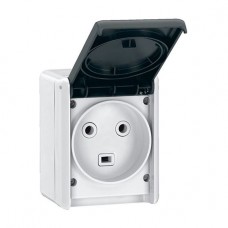 Legrand 55872 Plexo Розетка IP44 2К+З 32А