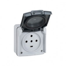 Legrand 55875 Plexo Розетка IP44 2K+З 400В