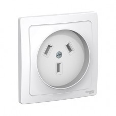 Розетка силовая 2Р+N Schneider Blanca, цвет белый
