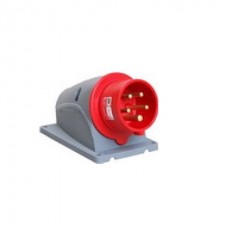 Вилка стационарная ССИ-515 16А-6ч/200/346-240/415В 3Р+РЕ+N IP44 MAGNUM ИЭК