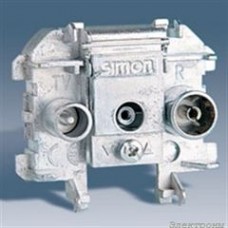 73487-69 Мех. розетки R-TV проходная