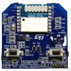 STEVAL-IDI005V1, Оценочная плата, плата беспроводного датчика SP1ML, 868МГц, питание от круглой батареи CR2032