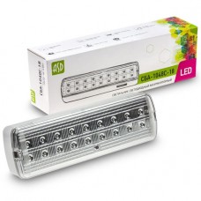 Светильник светодиодный аварийный СБА 1048С 18LED с наклейкой ВЫХОД LEAD AC/DC : от компании Electrony