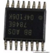 ADS7846E, Контроллер сенсорного экрана, последовательный интерфейс, разрешение 12 бит [SSOP-16]
