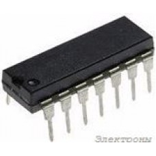 LM239N, Квадрантный дифференциальный компаратор, (=LM339), (-40°C...+85°C), [DIP-14]