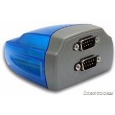 USB-2COM, 2-портовый преобразователь USB в RS-232