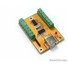 USB-DA10, 10-канальный модуль цифрового и аналогового ввода/вывода с интерфейсом USB