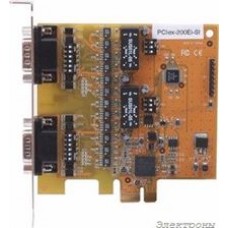 VScom 200Ei-SI PCIex, 2-портовая плата RS-232/422/485 на шину PCI Express с оптоизоляцией и защитой от импульсных помех