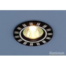 Точечный светильник из алюминия 5814 черный/хром
