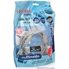BW1457, Кабель HDMI (m) - HDMI (m), ver 1.3, ф/фильтр, 3м