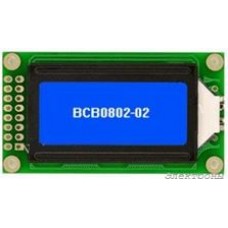 BCB0802-02, ЖКИ 8х2 символьный англо-русский с подсветкой