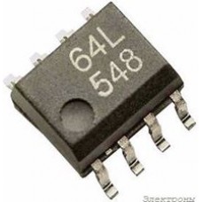 ACPL-064L-000E, Оптопара, с цифровым выходом, 2 канала, 3.75 кВ, 10 Мбод, SOIC, 8 вывод(-ов)