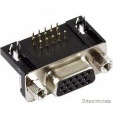 DHR-15FB (DS1038-15F), Гнездо 15 pin высокой плотности на плату