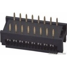 DIP-16 (DS1019-16N), Разъем узкий DIP на шлейф 16 контактов