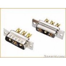 DS1033-06F, Розетка D-Sub прямая под пайку 3pin