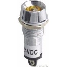 XD12-2-G-03VDC, Светодиод с держателем зеленый 12мм 3VDC