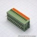 DG141R-12P (2.54mm), Клеммник нажимной угловой на плату 12 pin: от компании Electrony