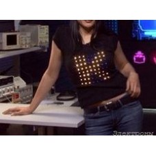 Arduino проект - Светодиодная футболка, Анимация на одежде. Neopixel - SK6812