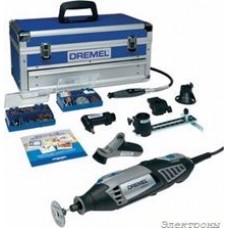 Dremel-4000 Platinum Edition (6/128), Инструмент многофункциональный с набором насадок в кейсе