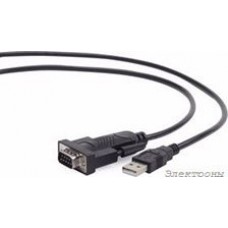 UAS-DB9M-02, Шнур-адаптер (Gembird/Cablexpert) USB-SERIAL,PL2303TA, разъёмы AM/DB9, 1.5 м