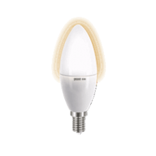 СВЕЧЕОБРАЗНАЯ СВЕТОДИОДНАЯ ЛАМПА GAUSS ELEMENTARY 6W E14 2700K LED 220V (LD33116)