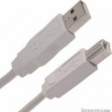 18-1106-01, Шнур штекер USB - штекер мини (4pin) USB 3М. ( А(male) - В(male) 3M. )