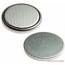 LIR2032, Аккумулятор литий-ионный, 45 mAh, 3.6V