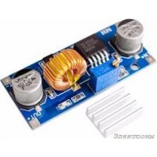 XL4015 DC-DC module, DC-DC преобразователь, понижающий, Uвх=4...38В, Uвых=1.25...36В, Iвых(max)=5А