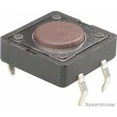 KLS7-TS1202--4.3-180 (TS-12ASP) (SWT-5) (SDTX-210-N), Тактовый переключатель h=4.3мм