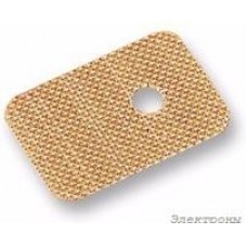 THERMOPADS (X20), Термопрокладка, для термопар, клейкая, PTFE стеклоткань, 13 x 18мм, упаковка из 20