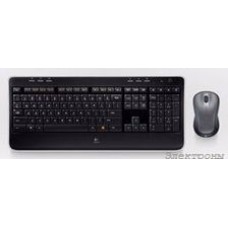 MK520 [920-002600], Комплект (клавиатура+мышь), беспроводной, черный и серый