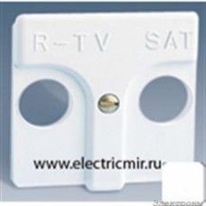 27097-34 Накладка TV-R-SAT розетку белая Simon