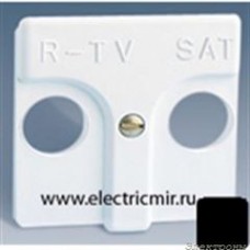 27097-38 Накладка TV-R-SAT розетку графит Simon