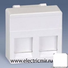 27486-35 Адаптер для 2ой RJ-45 белый Simon