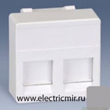 27486-37 Адаптер для 2ой RJ-45 серый Simon