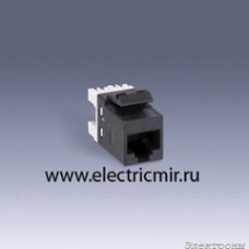 75544-39 Коннектор RJ45 кат.6 черный Simon