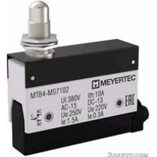 MTB4-MS7102, Выключатель концевой, 10A, IP54, плунжер