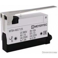 MTB4-MS7125, Выключатель концевой, 10A, IP54, рычаг нажимной