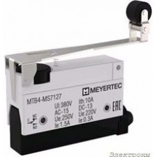 MTB4-MS7127, Выключатель концевой, 10A, IP54, рычаг с поворотным роликом