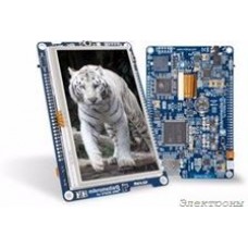 MIKROE-1397, mikromedia Plus for STM32, Отладочная плата на основе STM32F407ZGT6 с TFT Touch Screen дисплеем 4.3  (480 х 272 px)