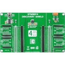 MIKROE-1481, STM32F4 Discovery Shield, Плата расширения для STM32F407G-DISC1