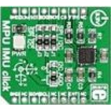 MIKROE-1577, MPU IMU click, Датчик отслеживания движения форм-фактора mikroBUS (гироскоп, акселерометр,Digital Motion Processor)