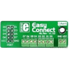 MIKROE-194, EasyConnect2 Board, Макетная плата с клеммниками под винт