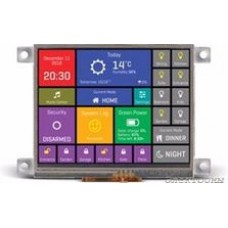 MIKROE-2276, mikromedia HMI 3.5  Res, Встраиваемая HMI панель 320 x 240 px на базе МК FT900Q, резистивная сенсорная панель