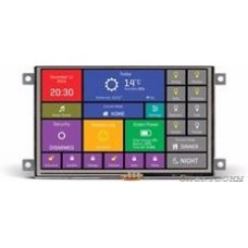 MIKROE-2284, mikromedia HMI 5  Res, Встраиваемая HMI панель 800 x 480 px на базе МК FT900Q, резистивная сенсорная панель