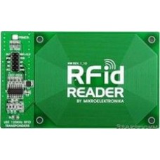 MIKROE-262, RFid Reader Board, Плата RFID считывателя на базе EM4095