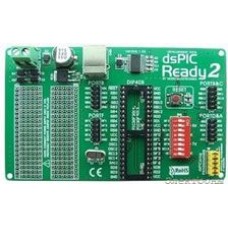 MIKROE-450, dsPIC-Ready2 Board, Макетная плата для 40-pin dsPIC c USB