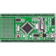 MIKROE-706, mikroBoard for AVR with ATmega128, Дочерний модуль с МК Atmega128 для MIKROE-701, UNI DS6